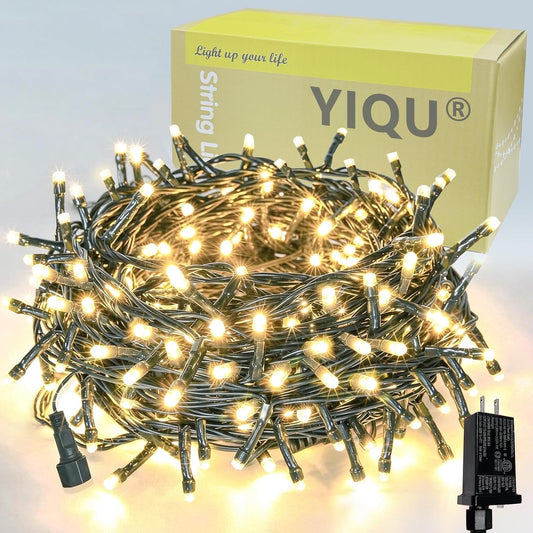 Cadena de luces de Navidad extensibles para interiores y exteriores...