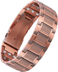 Pulsera de cobre para hombre Feraco, 3 veces más fuerte, pulseras m...