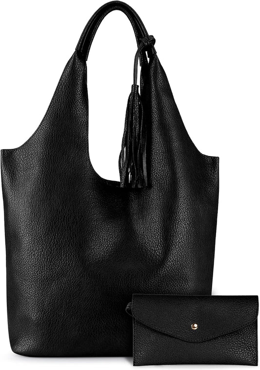 Montana West Bolsos estilo hobo holgados para mujer, bolsos de homb...