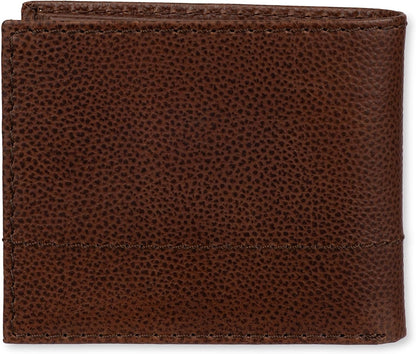 Columbia Billetera de cuero para hombre con ventana de identificaci...