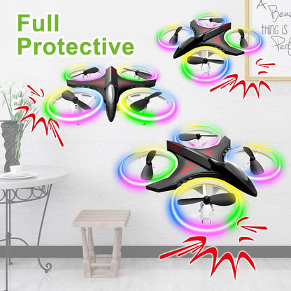 Dwi Dowellin Mini Dron de 4.9 Pulgadas para Niños a Prueba de Choqu...