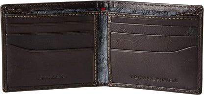 Tommy Hilfiger Cartera Passcase para hombre con ventana de identifi...