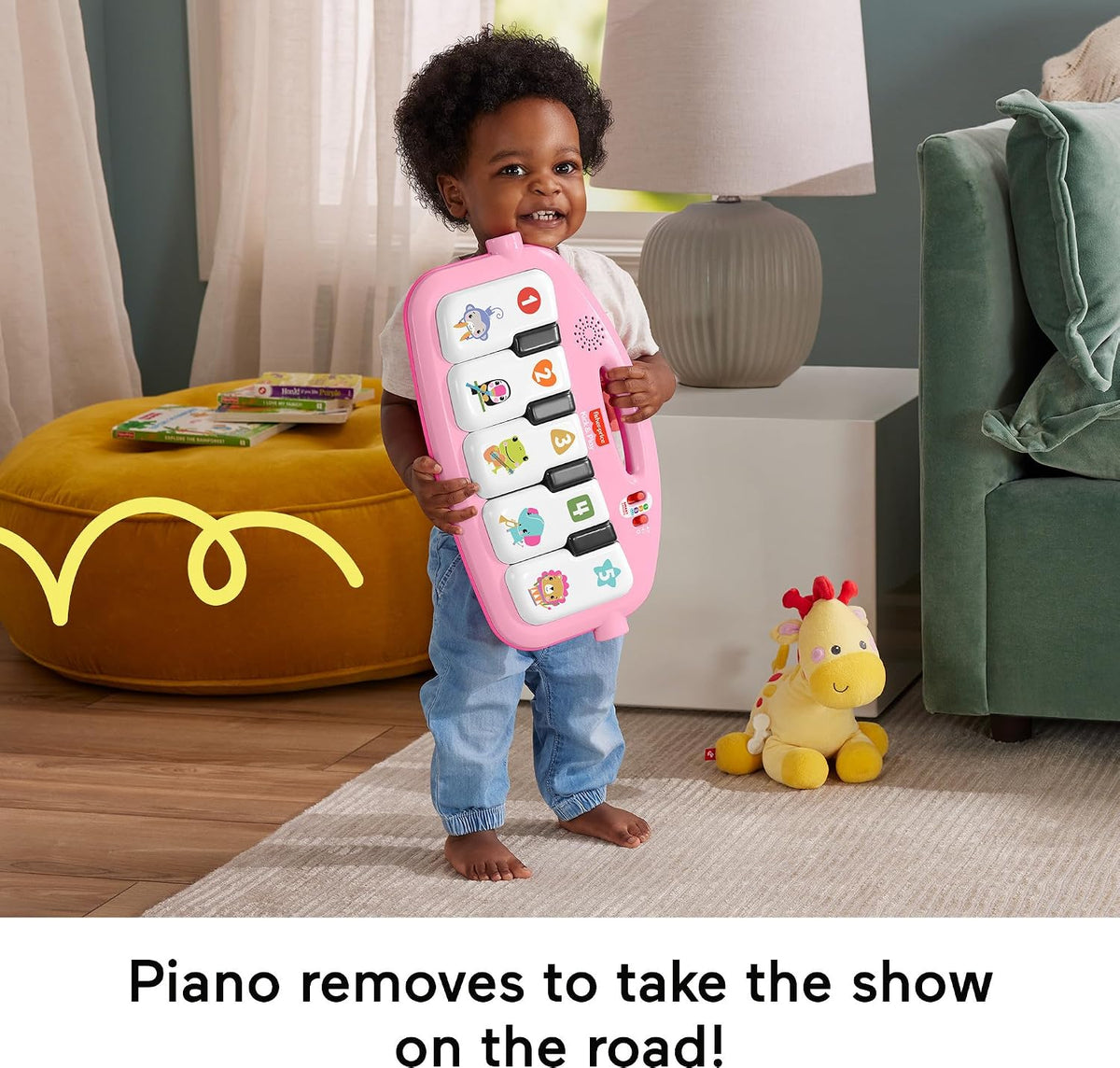 Conjunto de juguetes musicales para bebés Fisher-Price Glow and Gro...