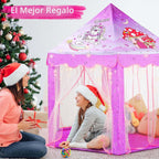 Monobeach Tienda de campaña de princesa para niñas, casa de juegos...