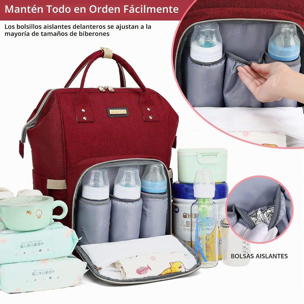 GAIVP Mochila para pañales, bolsas de pañales para bebés, niñas y n...