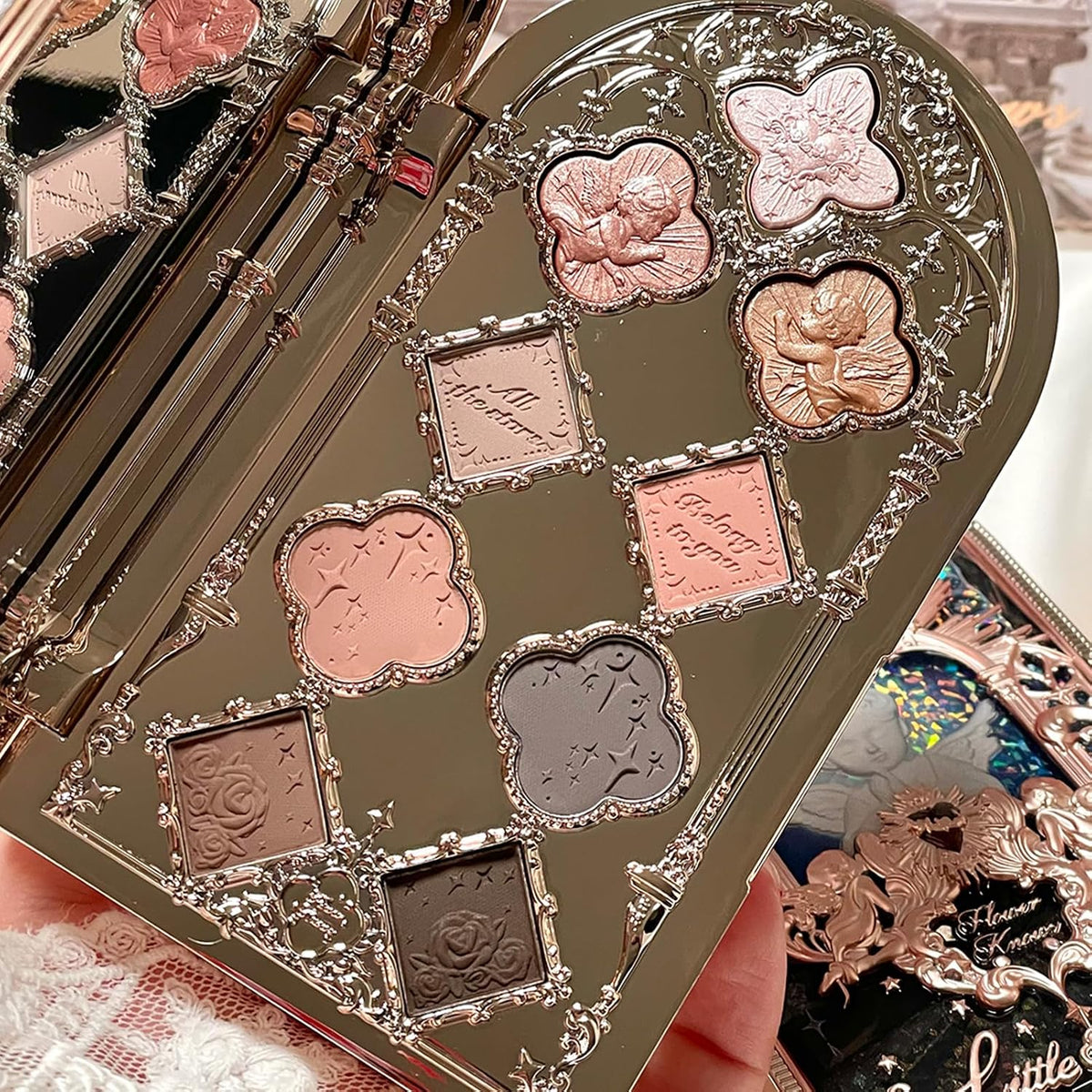 Flower Knows Little Angel Paleta de sombra de ojos de 9 colores | 6...