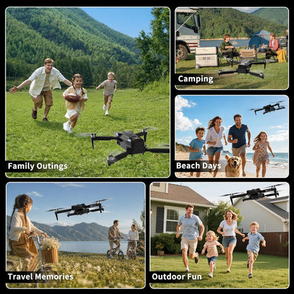 Dron plegable G5 con cámara 1080P para adultos y niños | Controlado...