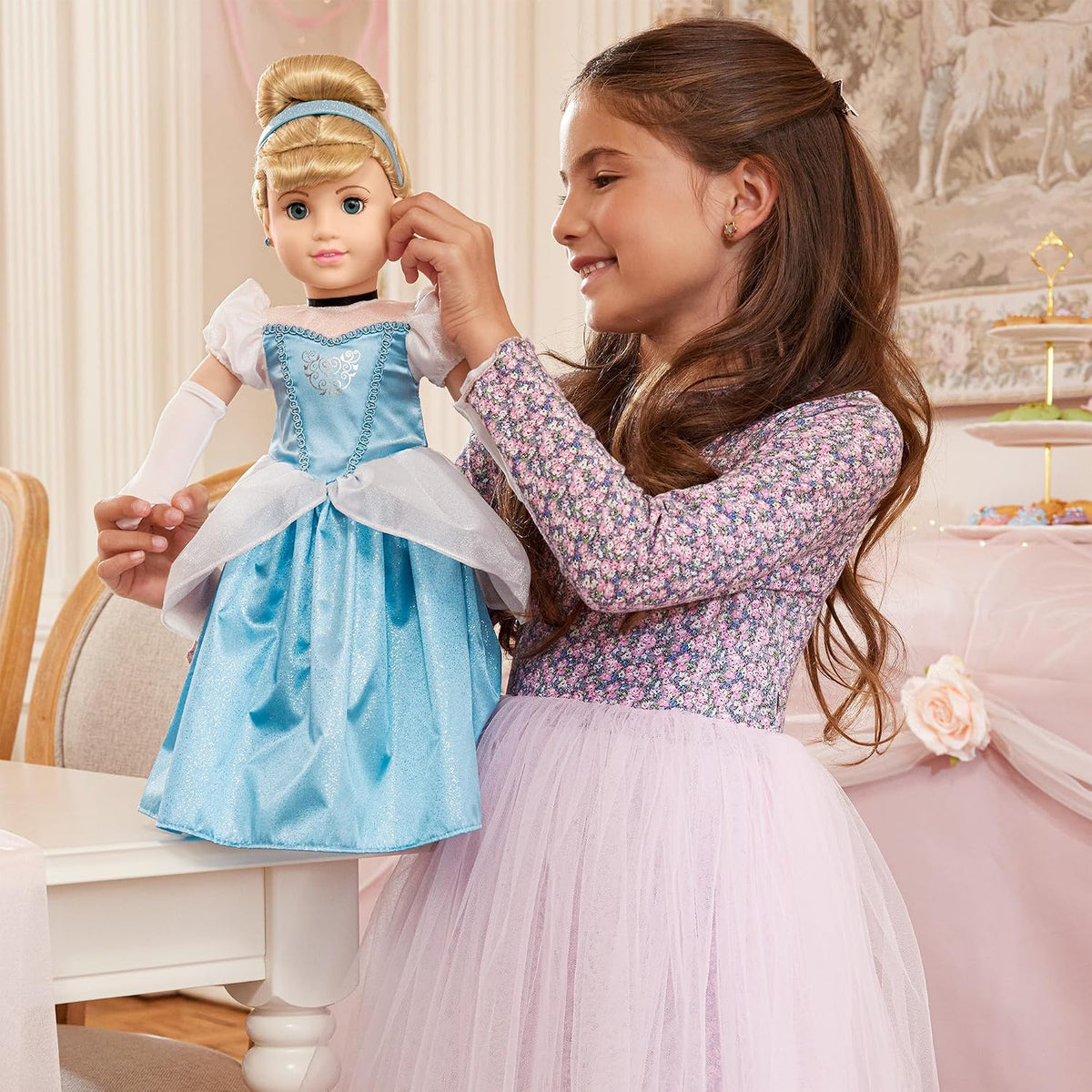 American Girl, Disney, princesa Cenicienta, muñeca de 18 pulgadas,...