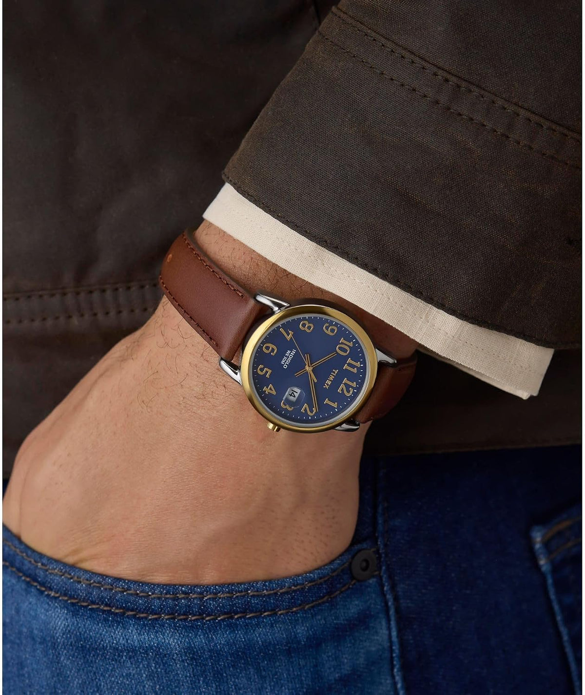 Timex Reloj Easy Reader para hombre