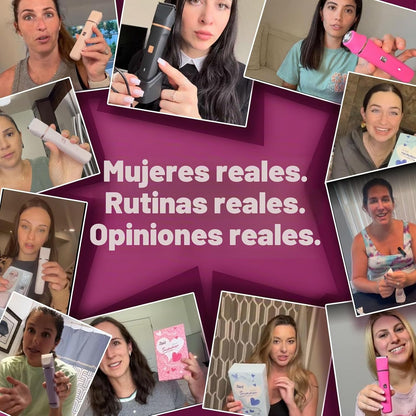 Risina Recortadora de bikini 2 en 1 para mujer, maquinilla de afeit...