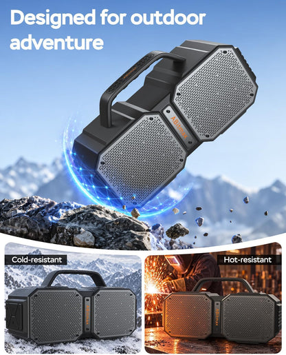 ABitmax Altavoz Bluetooth para exteriores, pico de 90 W, 35 H | Alt...