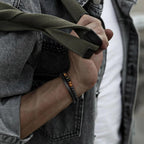 LUXEJEW Regalos para Hombres – Pulsera para Hombre, Pulsera con Ini...