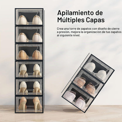 SEE SPRING Caja de almacenamiento para zapatos XX-Grande talla 14,...