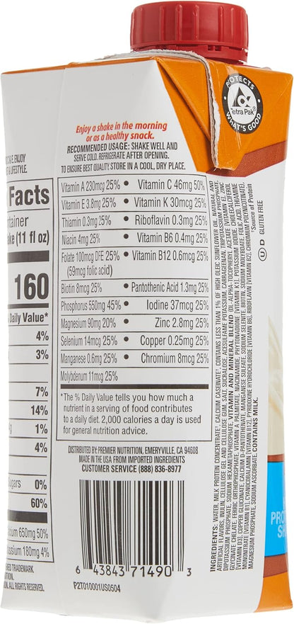 Premier Protein Premier Caramel - Batido alto en proteínas, 11 onza...
