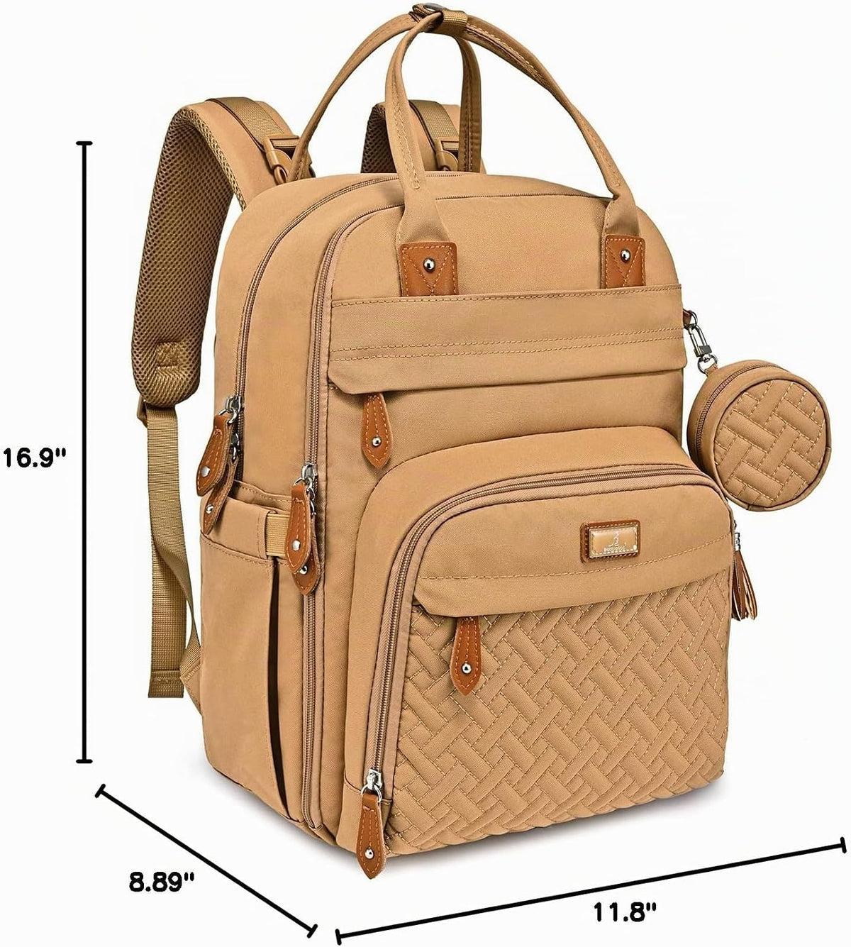 BabbleRoo Mochila para pañales \u2013 Bolsa de viaje para Baby Esse...