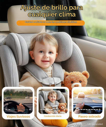 Babyvue BC1 - Cámara de coche para bebé, monitor 1080P de 4.5 pulga...