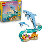 LEGO Creator 3 en 1 Animales marinos: hermosos delfines 31385 | Jug...