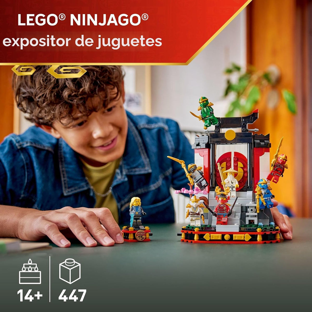 LEGO NINJAGO - Pantalla de personajes ninja 15 aniversario 71866 |...