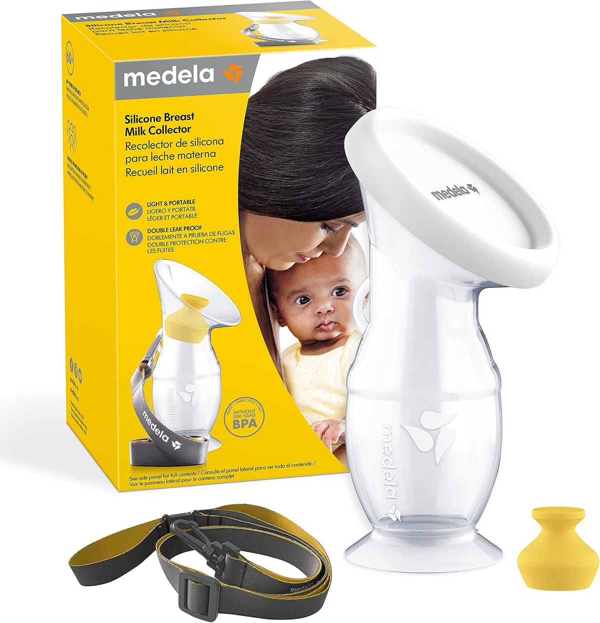 Medela - Colector de leche materna de silicona | 3.4oz | 1 unidad