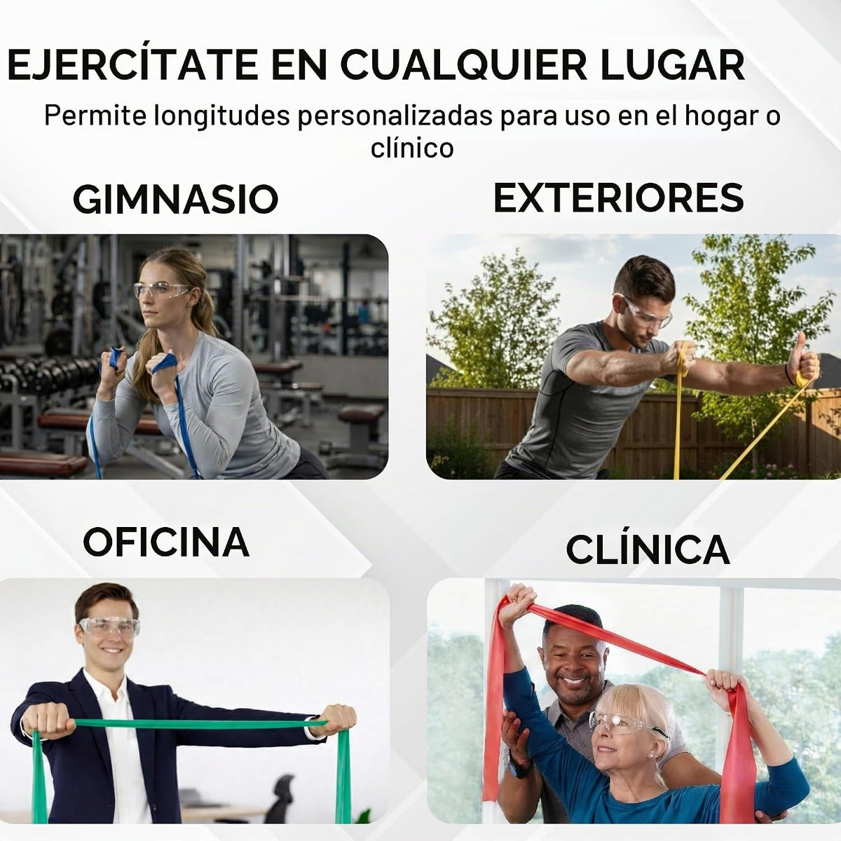 Theraband Professional Bandas de Resistencia de látex para ejercici...