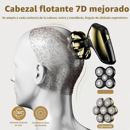 SHPAVVER Afeitadoras de cabeza para hombres calvos: kit de aseo imp...