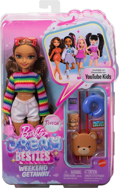 Barbie Dream Besties Weekend Getaway - Muñeca Teresa y accesorios |...