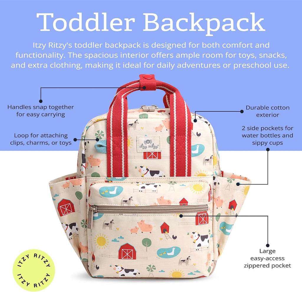 Itzy Ritzy Mochila para niños pequeños \u2013 Bolsa de guardería \u...
