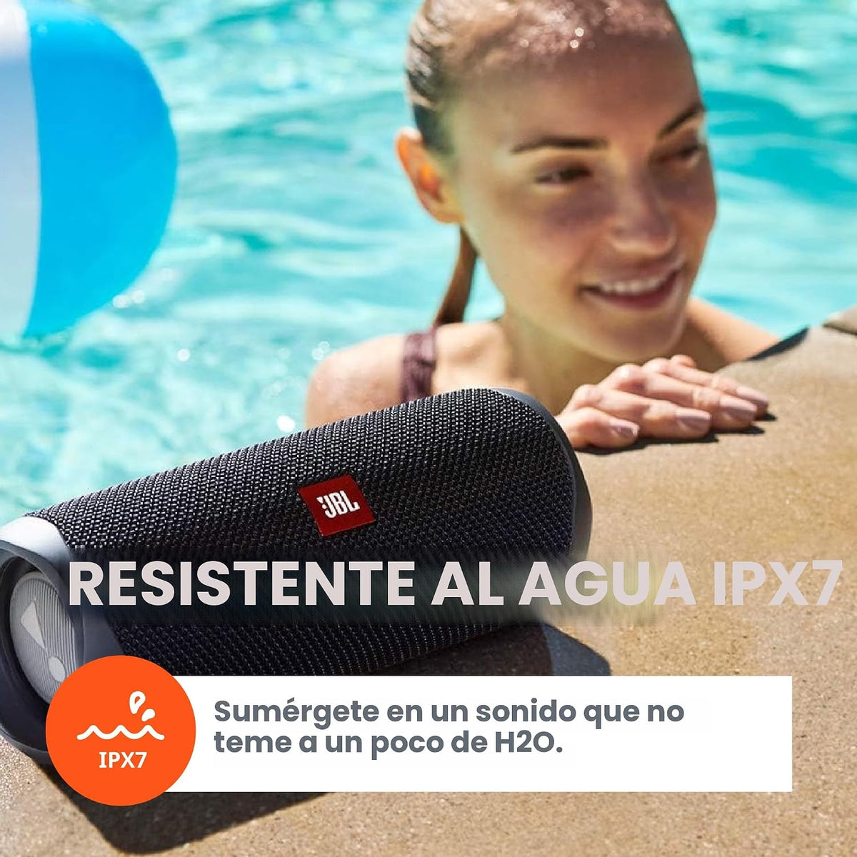 JBL - Altavoz Bluetooth FLIP 5 a prueba de agua, portátil, rojo | S...