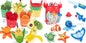 hahaland Peluches sensoriales de frutas y verduras para bebés y jug...