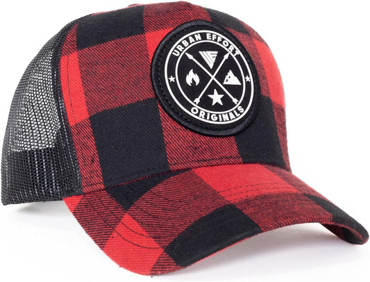 Urban Effort Trucker Hat para hombre – Gorra de béisbol con parte t...