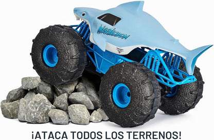 Monster Jam Camión Monster RC todo terreno Megalodon Storm | Drive...