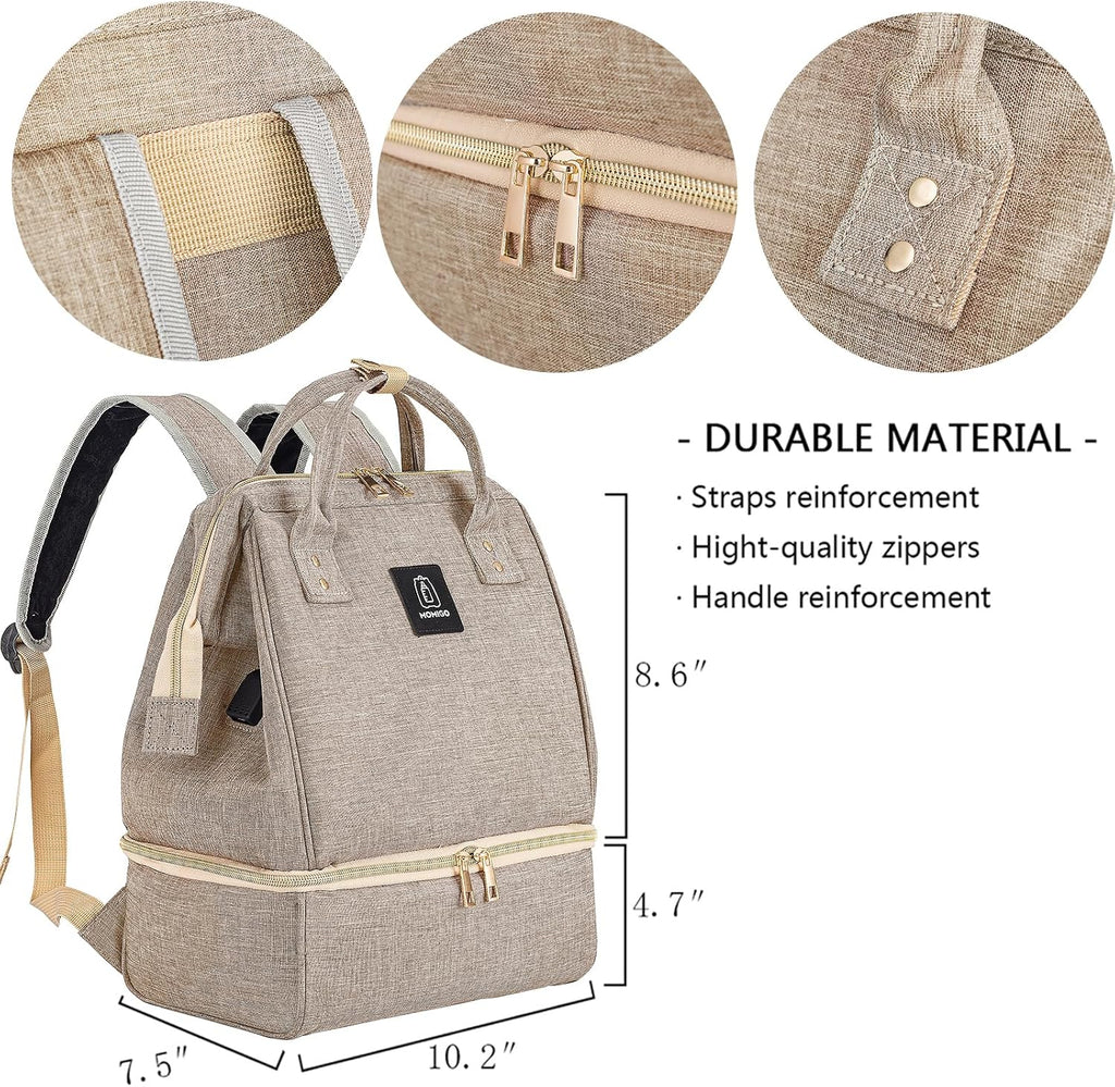 MOMIGO Mochila para extractor de leche \u2013 Doble capa para madre...