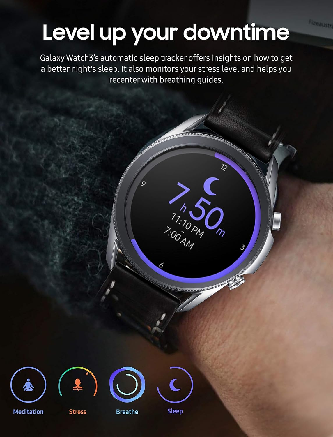 Samsung Reloj inteligente Galaxy Watch 3 (1.614 pulgadas, GPS, Blue...