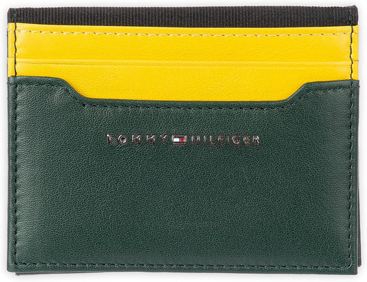 Tommy Hilfiger Cartera Passcase para hombre con ventana de identifi...