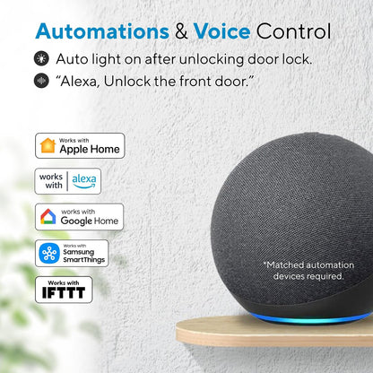 ULTRALOQ Bolt SE Wi-Fi Smart Lock, materia sobre hilo, acceso remot...