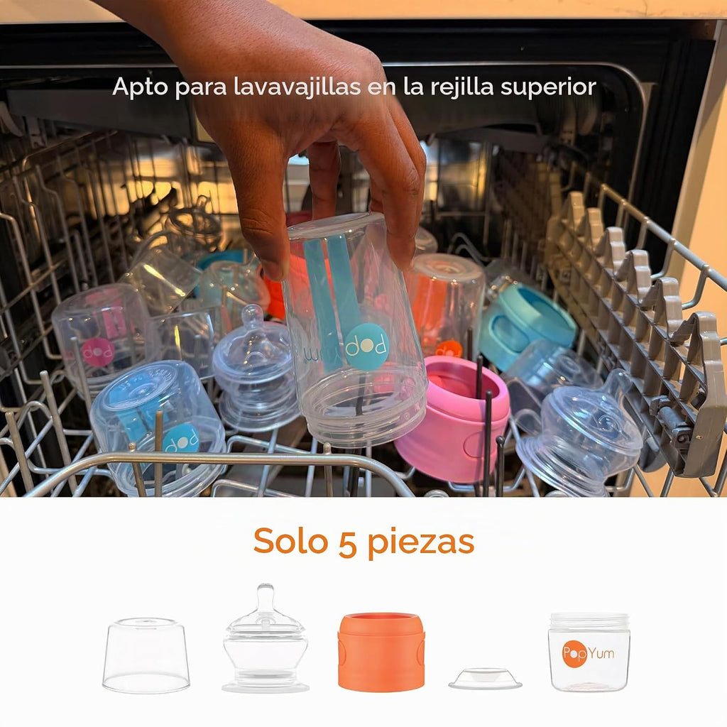 PopYum Orange Formula Making - Juego de iniciación de biberones par...