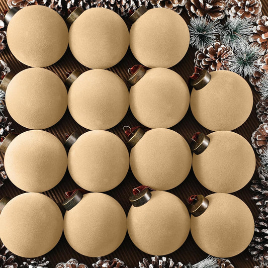 Liliful 15 Piezas Bolas de Navidad de Terciopelo a Granel Adornos d...