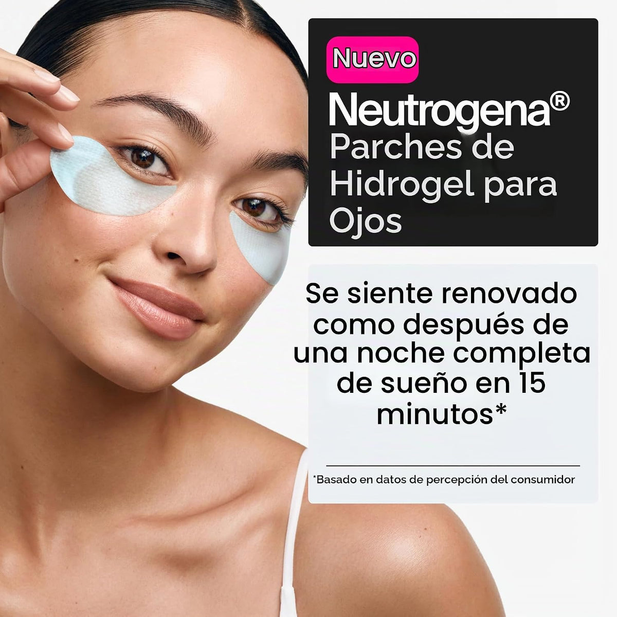 Neutrogena Hydro Boost - Parches para ojos de hidrogel, 10 pares, s...