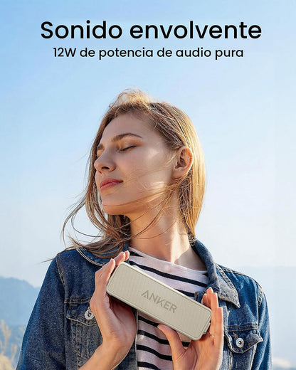 Altavoz Bluetooth portátil Soundcore Anker 2, tiempo de reproducció...