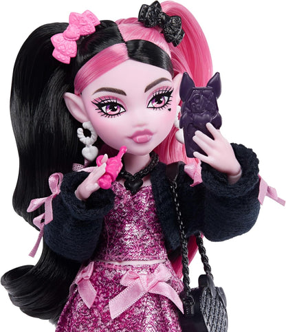 Muñeca Monster High Draculaura con murciélago para mascotas | Vampi...