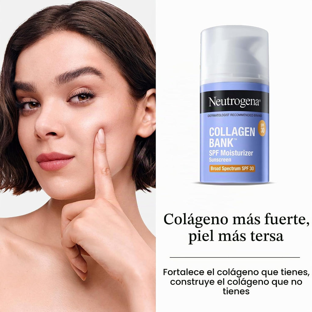Humectante con banco de colágeno Neutrogena + limpiador de prueba,...