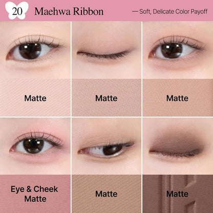 CLIO Pro - Paleta de ojos de aire, 12 colores de sombra de ojos mat...