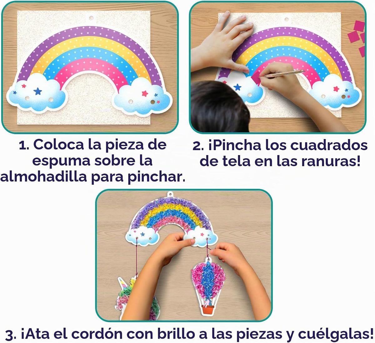 Skillmatics Poke-in Art - Unicornios mágicos, kit de manualidades d...
