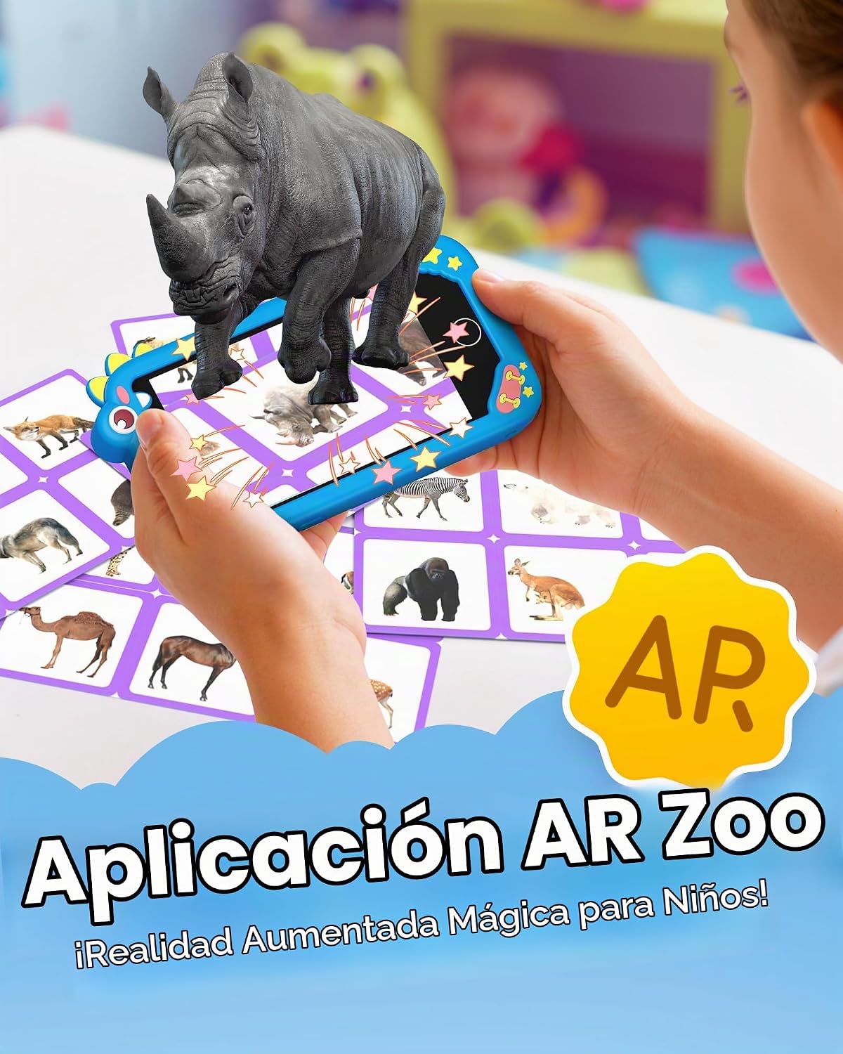 KOKODI Teléfono inteligente para niños de 4 pulgadas, pantalla táct...