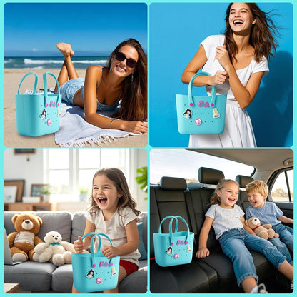 MINISO - Bolsa de mano Barbie, bolsa impermeable de goma pequeña |...
