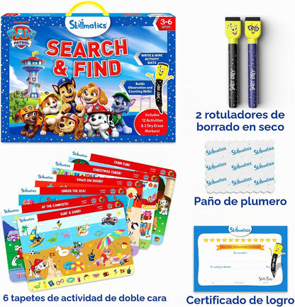 Skillmatics Buscar y encontrar Patrulla Canina, Actividad Preescola...