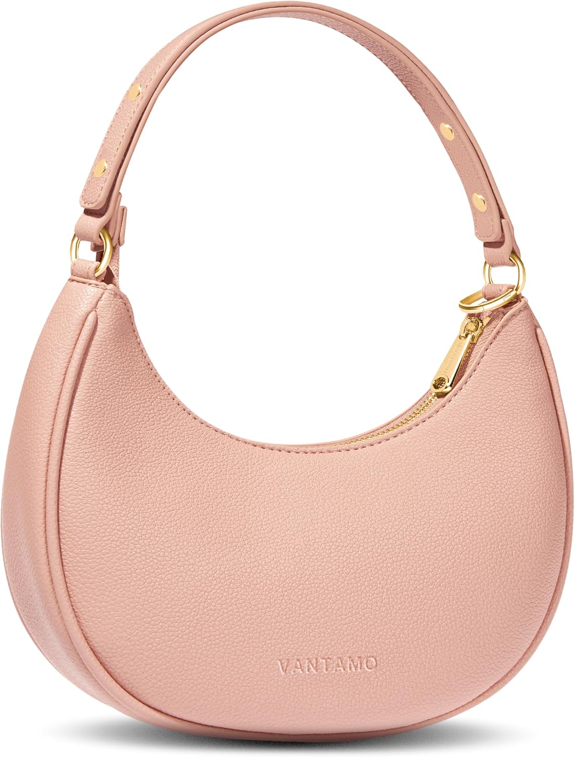 Bolsos Vantamo para mujer con forma de media luna con protección RF...