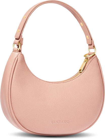 Bolsos Vantamo para mujer con forma de media luna con protección RF...