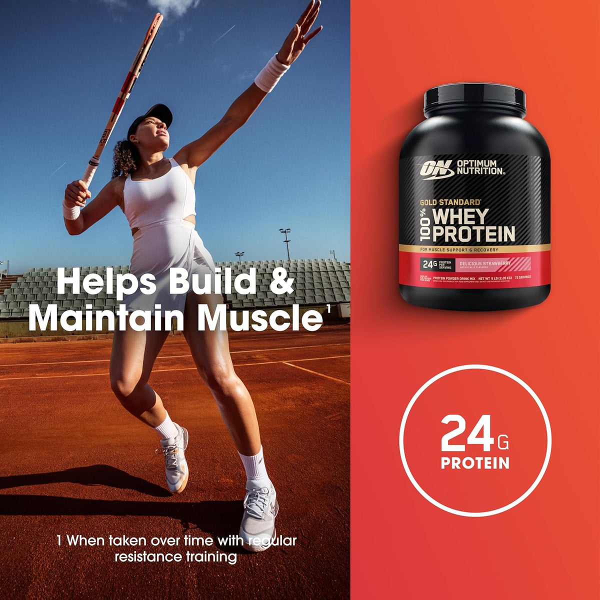 Optimum Nutrition Estándar dorado 100% Proteína de Suero de Leche e...