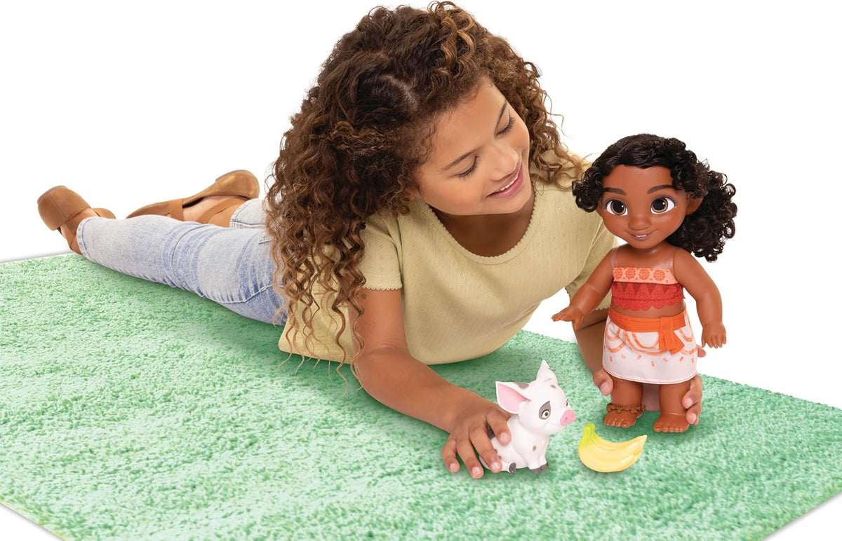 Disney Moana 2 Little Sis Simea Doll &amp; Pua Figura - Juego de mu...
